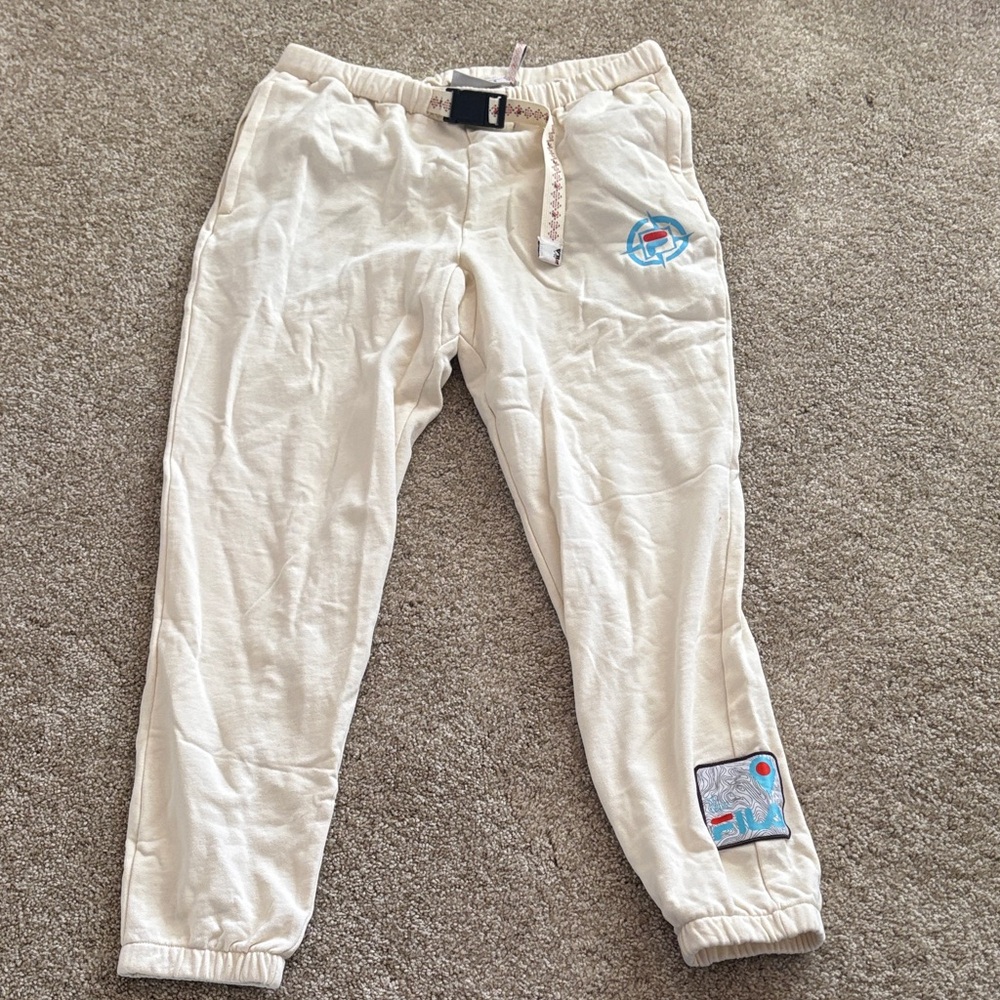 Fila Boho Cream Jogger Pants